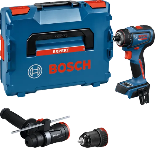 Taladro inalámbrico Bosch EXSR18V-90FC con maletín.