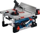 Sierra de mesa Bosch GTS 18V-70 con tope ajustable.
