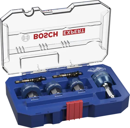 Juego de sierras de corona Bosch EXPERT Sheet Metal Power Change Plus.