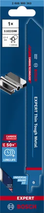 Hoja de sierra alternativa Bosch EXPERT Thin Tough Metal S 1022 EHM.