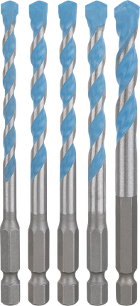 Juego de brocas multiconstrucción Bosch EXPERT HEX-9, 5 piezas.