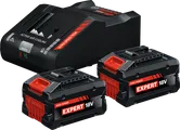 Kit de inicio Bosch con cargador y dos baterías de 18 V 8 Ah.