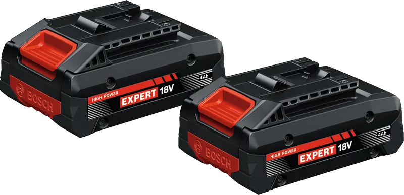 Juego de baterías Bosch 18V Expert 4Ah.