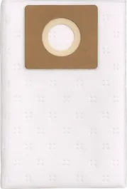 Bolsa para aspiradora Bosch de vellón rectangular con collar de plástico.