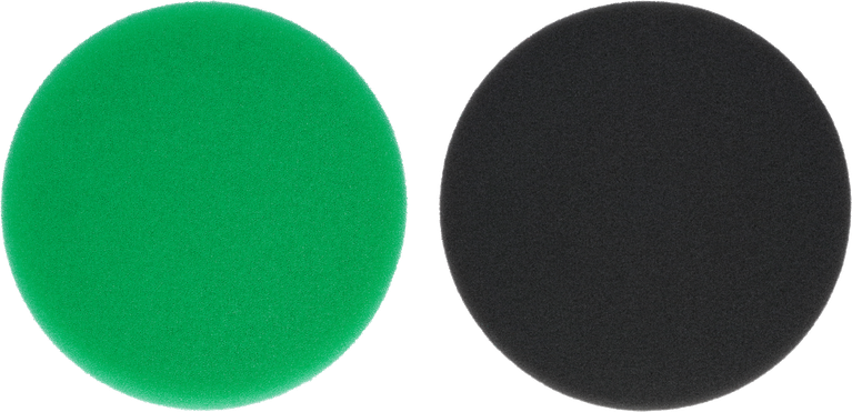 Juego de esponjas de pulido Bosch 125 mm para acabar y cortar.