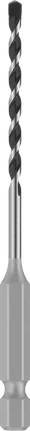 Broca Bosch PRO HEX-5 de 3x50x100 mm para perforaciones de precisión.