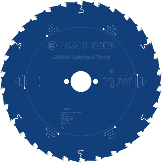 Hoja de sierra circular Bosch EXPERT Construct Wood 235 mm.