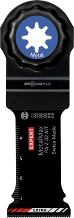 Hoja multiherramienta Bosch EXPERT MetalMax PAIZ 32 AIT para metal.