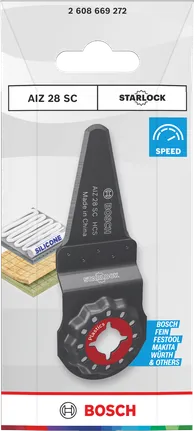 Hoja de corte de plástico Bosch AIZ 28 SC Starlock.