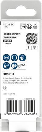 Cuchilla de corte de plástico Bosch 28×40 mm.