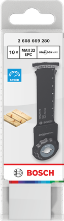 Hoja de corte para madera Bosch MAII 32 EPC 32×80 mm 10 uds.