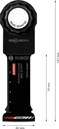 Hoja de corte por inmersión Bosch EXPERT PAIZ 32 AIT MetalMax, carburo.