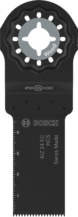 Hoja de corte para madera Bosch Starlock AIZ 24 EC 24x50 mm.