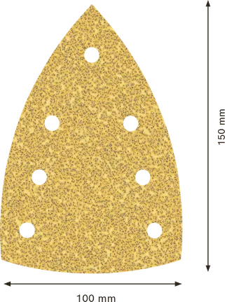 Hoja de lija Bosch EXPERT C470 100x150mm, grano 40.