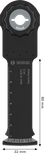 Hoja de corte para madera Bosch Starlock MAII 32 EPC 32x80mm.