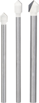 Juego de 3 brocas de cerámica blanda Bosch CYL-9.