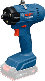 Atornillador de impacto inalámbrico Bosch ISR 18V-50 E con compartimento para batería de 2 Ah.
