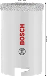 Sierra de corona perforada Bosch de 43 mm para ladrillos y baldosas blandas.