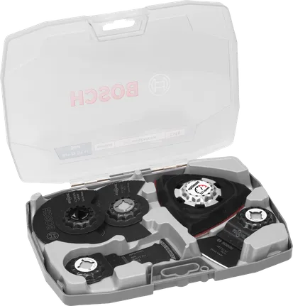 Kit de accesorios Bosch Renovation Set de 8 piezas en estuche.
