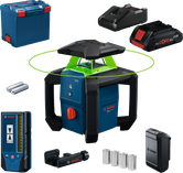 Juego de herramientas de nivelación láser Bosch GRL 18V-3-31G.