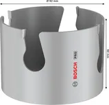 Sierra de corona roscada para materiales de construcción Bosch PRO de 92 mm.