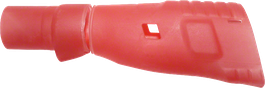 Accesorio protector rojo de Bosch para seguridad de las herramientas.