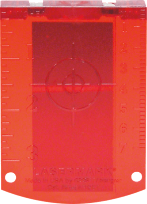 Placa reflectora de medida (rojo)