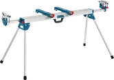 Soporte de sierra Bosch GTA 3800 con soportes ajustables.