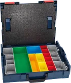 Organizador Bosch L-BOXX 102 con contenedores extraíbles multicolores.