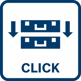 Transporte fácil y seguro Conecte y separe varias BOXX mediante la conexión patentada de clic