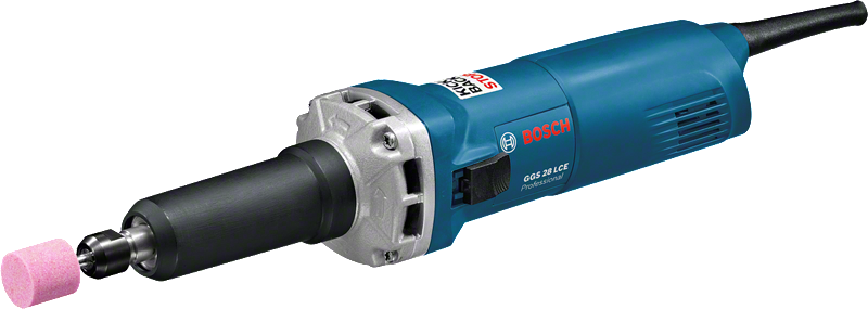 Amoladora recta Bosch GGS 28 LCE con velocidad variable.