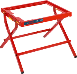 Soporte para herramientas plegable Bosch GTA 6000 para sierras.