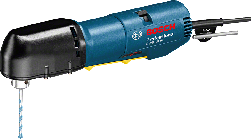 Bosch GWB 10 RE -kulmaporakone tarkkoihin poraustöihin.