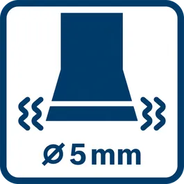 Värähtelyemissioarvo ah ∅ 5,0 mm 