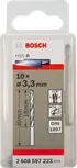 Bosch HSS-R-pitkät poranterät metallille, halkaisija 3,3 mm.