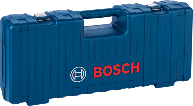 Bosch muovikotelo K-materiaalista kahvalla.