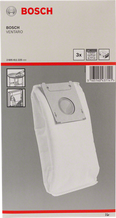 Bosch Ventaro -pölypussi 3 kpl.