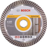 Bosch timanttikatkaisulaikka sopii parhaiten Universal Turbo 150 mm:n koneeseen.