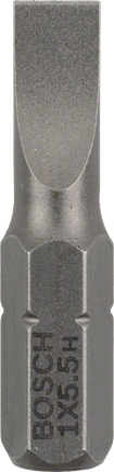 Bosch ruuvimeisselin kärki, erittäin kova, S1.0x5.5, 25 mm.