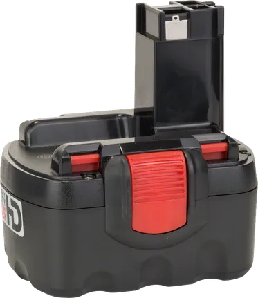 Bosch 14,4 V:n NiMH-pod-tyyppinen akkupaketti.