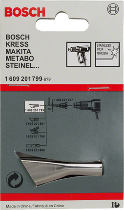 Bosch 10 mm:n rakosuutin kuumailmapistoolin lisävarusteisiin.