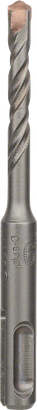 Bosch SDS plus-3 -vasaraporanterä, halkaisija 6,5 mm.