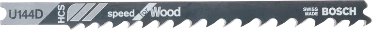 Bosch pistosahanterä U 144 D pehmeän puun nopeaan sahaamiseen.