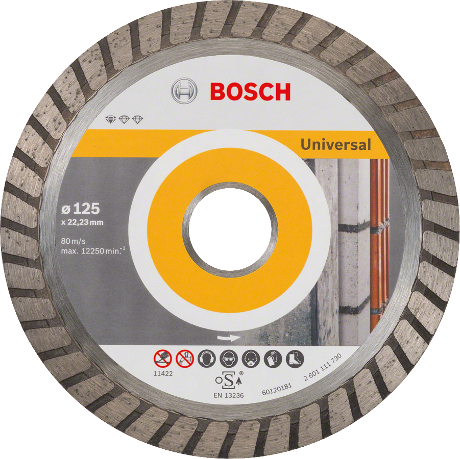 Bosch yleiskäyttöinen timanttikatkaisulaikka rakennusmateriaaleille.
