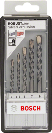 Bosch 5-osainen CYL-3 betoniporanteräsarja 5–8 mm.