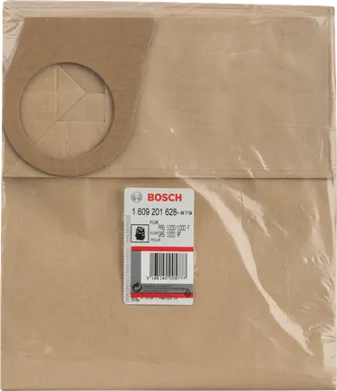 Bosch paperinen pölypussipakkaus.