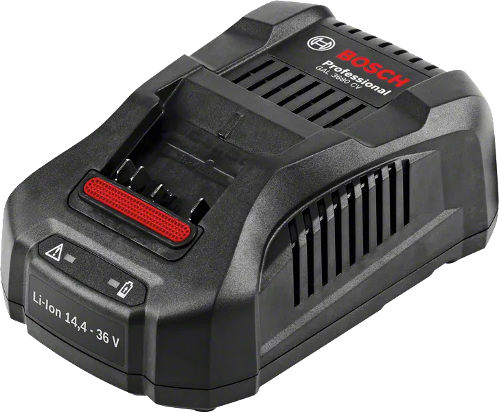 Bosch GAL 3680 CV -akkulaturi 14,4–36 V:n litiumioniakuille.
