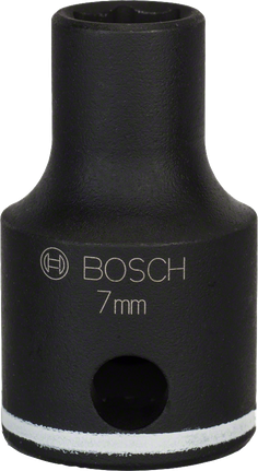 Bosch 7 mm hylsy, 3/8 tuuman ulkoneliökärki M4-kierteelle.
