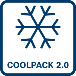Parempi kennojen suojaus - 35 % parempi jäähdytysteho nykyiseen COOLPACK-akkuun verrattuna parannetun lämmön poisjohtamisen ansiosta