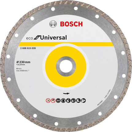 Bosch Eco Universal timanttikatkaisulaikka 230 mm.